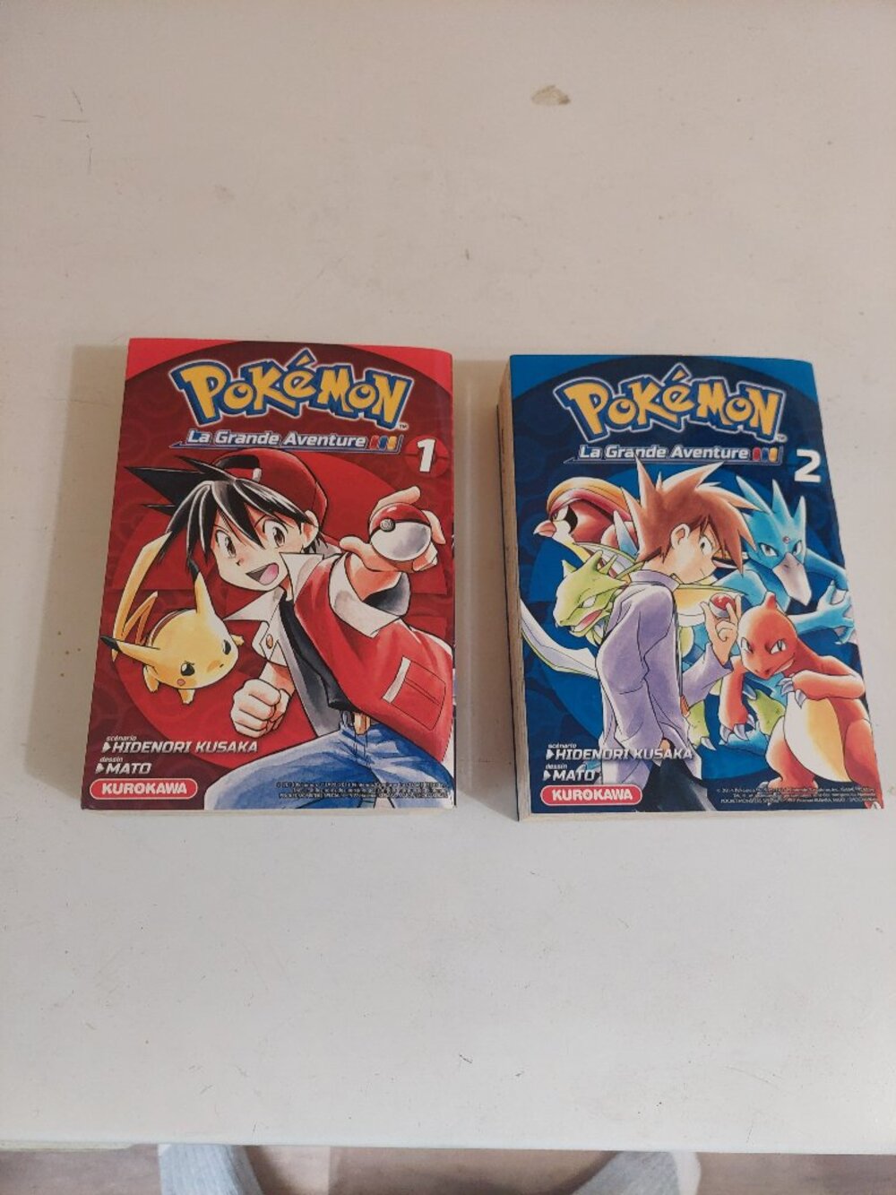 Pokémon La Grande Aventure, Tome 1 & 2 Kusaka, Hidenor FRENCH Comic Book